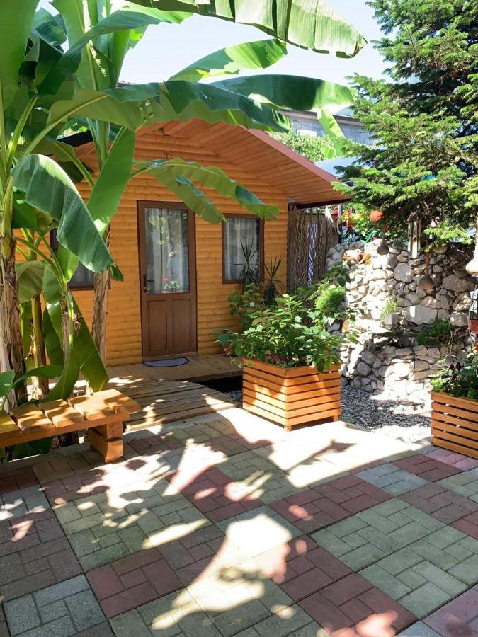 Hotel Гостевой Дом У Левы Gagra Exterior foto